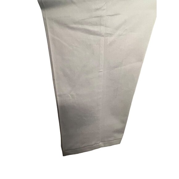 Lands End men’s dress pants size 38 traditional fit light gray flat front pocket - Picture 13 of 16